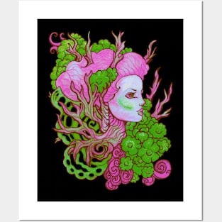 Emerald Posy Spring Dryad Posters and Art